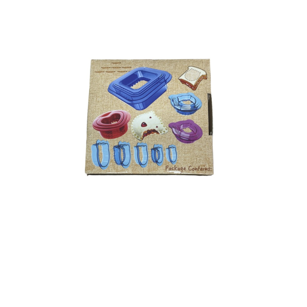 Square Sandwich Cutter Blue Two Sizes